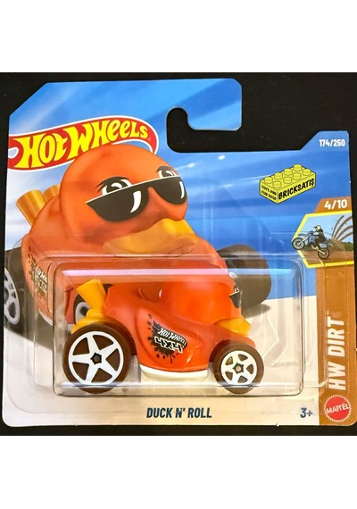 Hot Wheels Tekli Arabalar Duck N' Roll Jjk17 Dirt Çok Renkli
