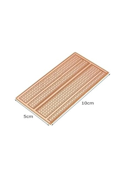 Alkatronik 5x10cm Pertinaks Delikli Plaket Tek Yüzlü Pcb Proto Pcb Prototip Elektronik Devre Deney Kartı Pcb