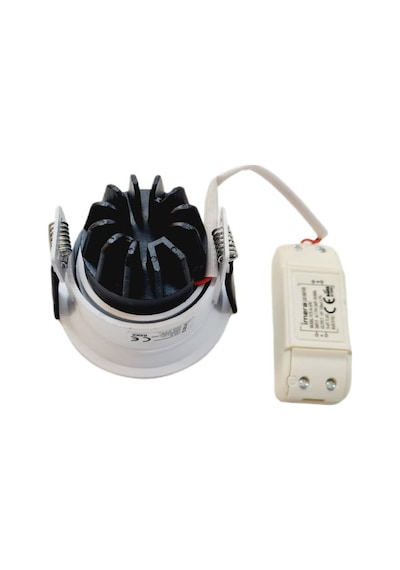 6 Watt Led Spot Trafolu Beyaz Kasa Beyaz Işık Yce-n5 2adet