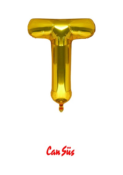 Harf Folyo Balon Gold 100cm 40 Inç T