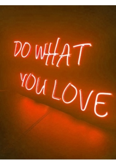 Do What You Love Neon Led Duvar Aydınlatması Neon Yazı Tabela