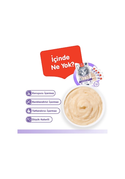 Üriner Sistem  Kedi Ödül Maması Ördek & Tavuk Kedi Ödül Kreması 5x14gr