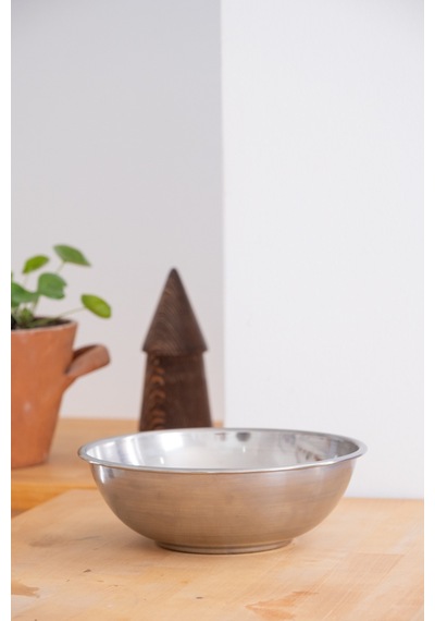 Metal 22 Cm Salata Kısır Meyve Sunum Kasesi Metal - 682974675 Metal