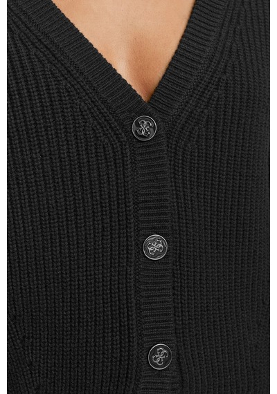 Guess Ls Vn Faith Cardi Pamuklu V Yaka Düğmeli Kazak W6br28z1410 Kadın Kazak W6br28 Z1410 Jblk Siyah Guess Ls Vn Faith Cardi Pamuklu V Yaka Düğmeli Kazak W6br28z1410 Kadın Kazak W6br28 Z1410 Jblk Siyah