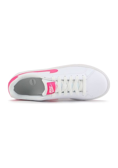 Nike Court Vintage Majestic Leather Sneaker Hakiki Deri Günlük Spor Ayakkabı Beyaz Pembe Beyaz