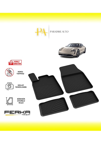 Porsche Taycan 2020 Ve Üstü 4d Havuzlu Paspas