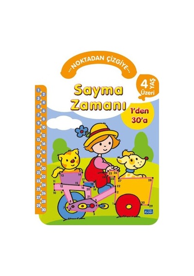 Noktadan Çizgiye Sayma Zamanı 1'den 30'a - Sptl-773219
