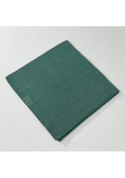 Miray Pano Pamuk Eşarp - 95 X 95 - 0621 Zümrüt Yeşili