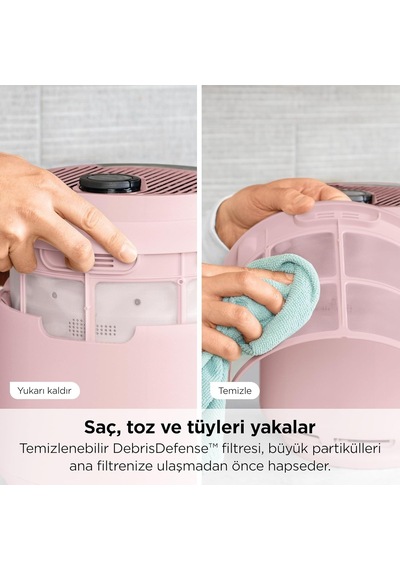 Shark Neverchange5 Compact Pro Hava Temizleyici - Rose Hp072eupk Çok Renkli