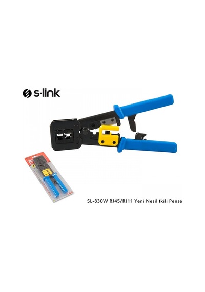 S-LINK SL-830W 8P8C/RJ-45, 6P4C/RJ11 Kablo S  kma Pensesi Yeni Ne