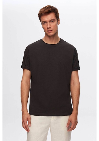 D's Damat Ds Damat Comfort Antrasit %100 Pamuk T-shirt 6HC14ORT02006 Antrasit