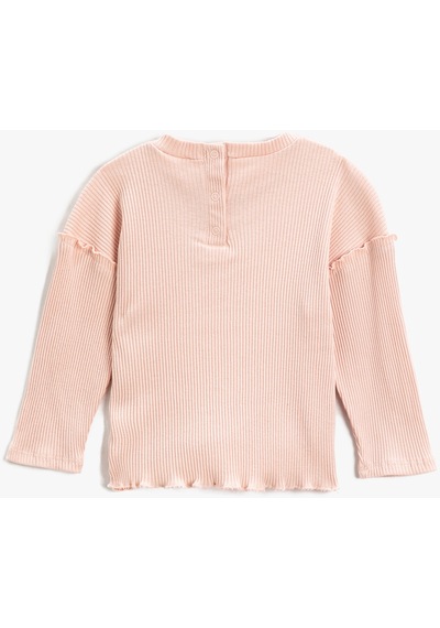 Koton Basic Uzun Kollu Tişört Pamuklu Ribanalı Pembe 3wmg10097ak 3WMG10097AK274 Pembe Koton Basic Uzun Kollu Tişört Pamuklu Ribanalı Pembe 3wmg10097ak 3WMG10097AK274 Pembe