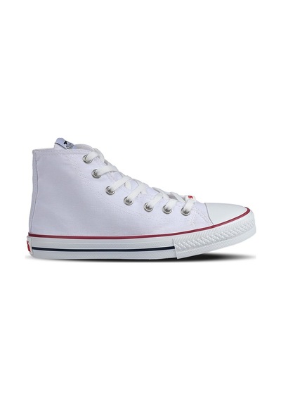 Slazenger School Erkek Bilekli Beyaz Keten Sneaker Spor Ayakkabı Beyaz