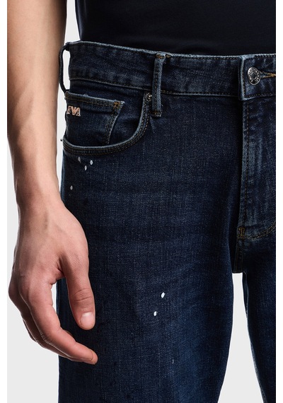 Emporio Armani Erkek Kot Pantolon Em000121 Af13252 Fb041 Lacivert Lacivert