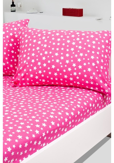 Ranforce Büyük Boy Lastikli Çarşaf Ve Yastık Kılıfı 180x200