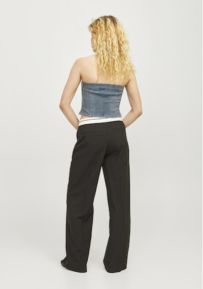 Jack & Jones Kadin Straplez Denim Crop - Tinga 12271603 Medium Blue Denim