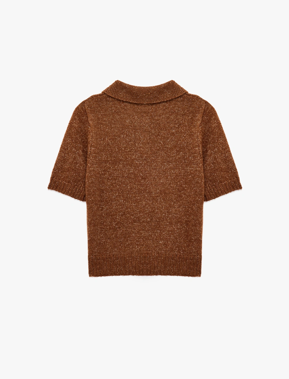 Koton Regular Fit Kısa Kollu Polo Yaka Triko Kazak Kahverengi 6wak90107ht Kahve Koton Regular Fit Kısa Kollu Polo Yaka Triko Kazak Kahverengi 6wak90107ht Kahve