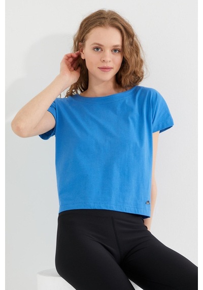 Kadın T-shirt Mavi