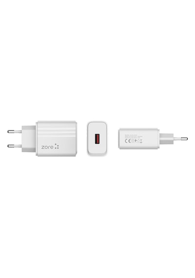 Ariatech Play Serisi Pl1 Type-c 2in1 Seyahat Şarj Aleti 12w - Beyaz Beyaz