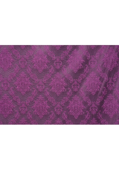 Damaks Mor Hazır Dikilmiş Pileli Fon Perde 75x260 Cm