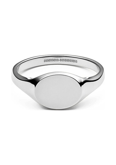 Classic Mini Signet Ring Silver Gümüş