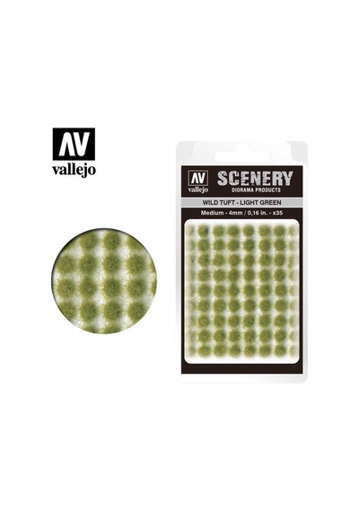 Vallejo Sc407 Light Green, 4 Mm. Hazır Çim Dokusu
