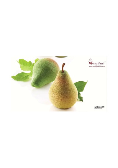 28.314.87.0065 Silikomart Pera & Fıco 115 Silikon Kalıp Kahverengi