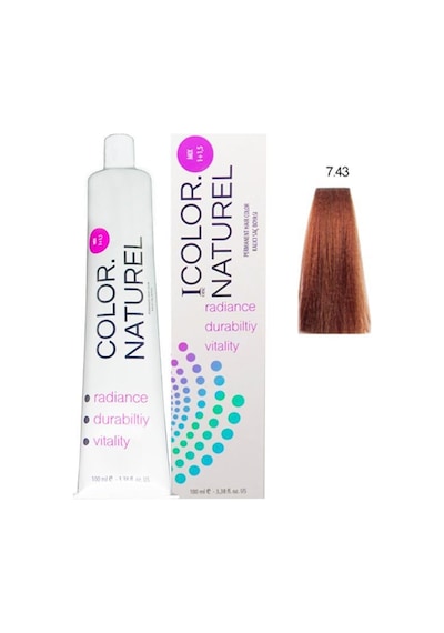 Color Naturel Saç Boyası 7.43 Bakır Altın 100 Ml