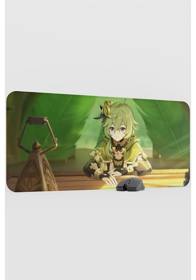 Collei Genshin Impact Anime Gacha V2 - 90x40 Xxl Gaming Mouse Pad Fare Altlığı