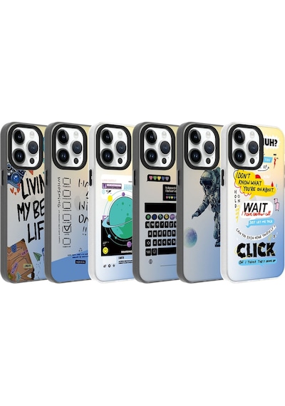 Apple Uyumlu iPhone 14 Pro Max Kılıf Desenli Zore Dragon Sert Kılıf
