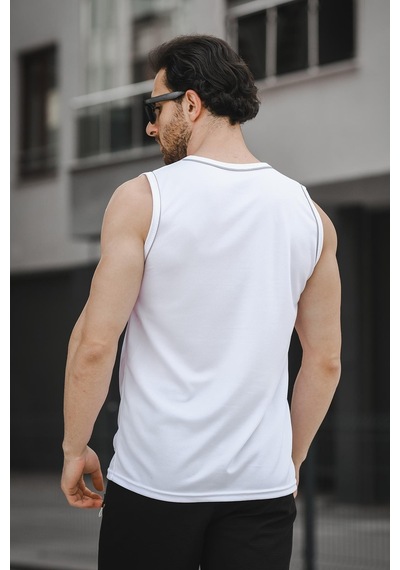 Mozi Mikro Polyester Slim Fit Performans Antrenman Sporcu Erkek Atlet 001