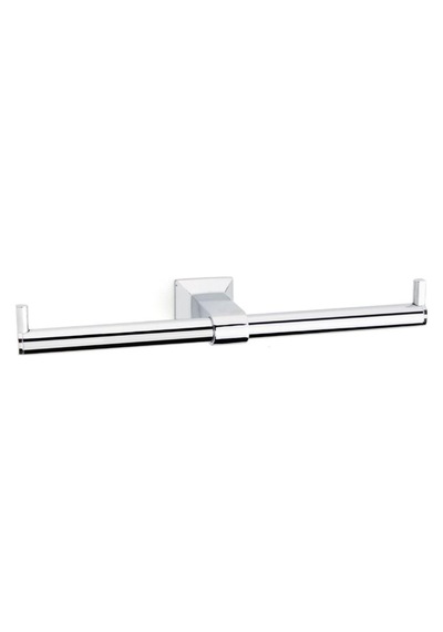 System Bowlıne Ikili Tuvalet Kağıtlığı Krom Renk 44x75x266 Mm 16.5 x 12.2 x 11.2 CM