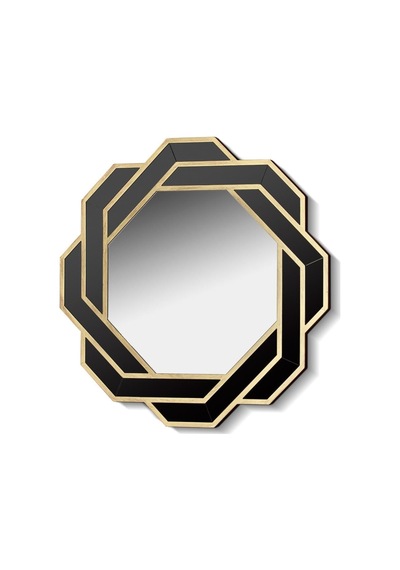 Tr Seta Wall-art 016 Black Gold Duvar Aynası 50 50 2 Cm Genel