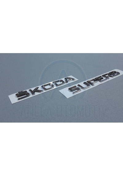 Skoda Superb 3T 3V 2013-2020 Bagaj Yazi Seti Krom 2 Ürün 480317698