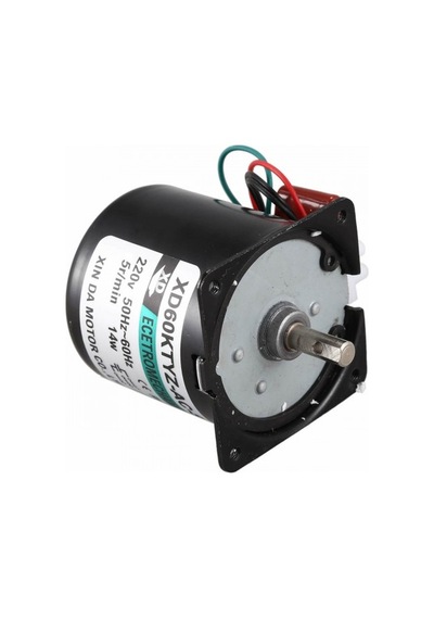 60ktyz 5rpm Ac Motor Kuluçka Viyol Çevirme 220v Metal Dişli Barbekü Reklam Panosu Sosis Gril Tavuk Barbekü Isıtıcı