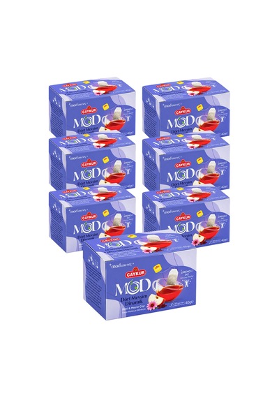 Mod Dört Mevsim Dinamik Bardak Poşet Çay 2x20 40gr. Yedili Paket