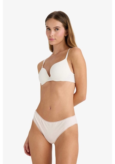 Defacto Dantel Detaylı 3'lü Brazilian Külot-fall İn Love F2190ax25aube270 Mavi-Be270