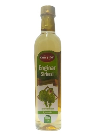 Can Şifa Doğal Fermantasyon Katkısız Enginar Sirkesi Cam 500 ML