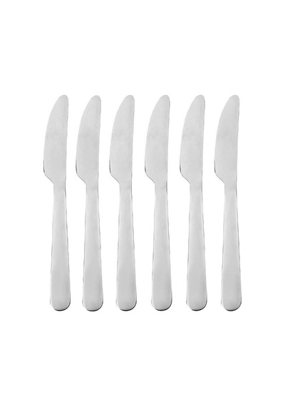 Ikea Dragon 6 Parça Yemek Bıçağı Seti 18 Cm Krom