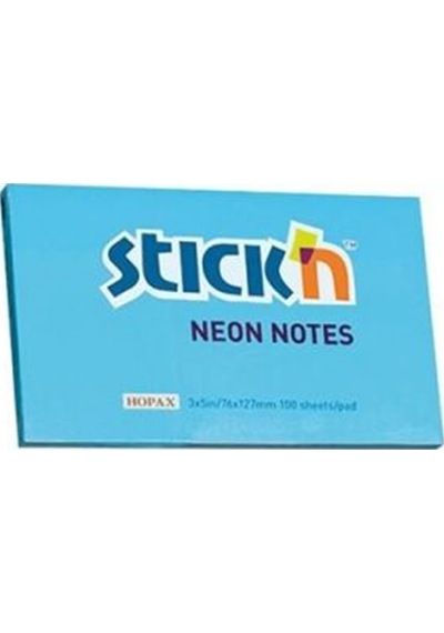 Gıpta Stıckn Not Kağ. Neon Mavi 76X127Mm 100Y