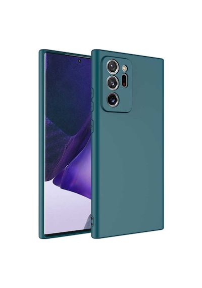 Samsung Galaxy Note 20 Ultra Uyumlu İçi Kadife Kamera Korumalı Renkli Silikon Kılıf