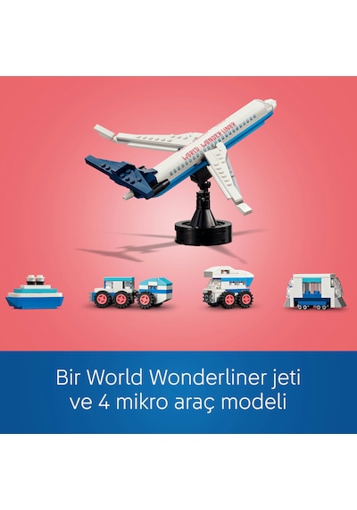LEGO® Seyahat Anıları 41838 - Seyahat Etmeyi Seven Aileler İçin Dünya Haritası İçeren Yaratıcı Oyuncak Yapım Seti (1231 Parça)