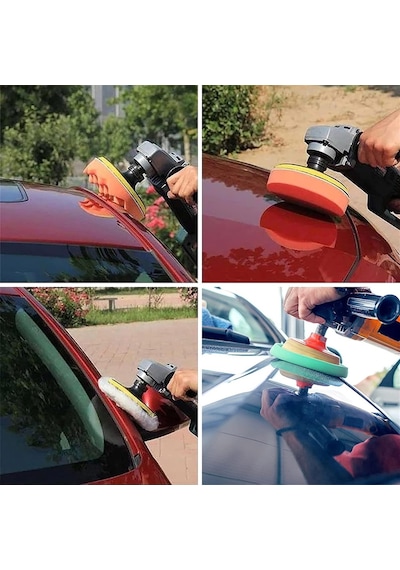 Valkyrie 12 Parça 10Cm Büyük Boy Oto Pasta Cila Polisaj Seti