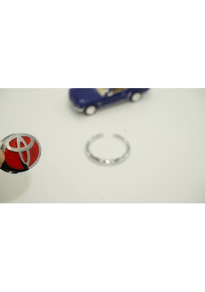 Toyota Uyumlu Buğday Kulakları Krom Metal 3M 3D Logo Oem