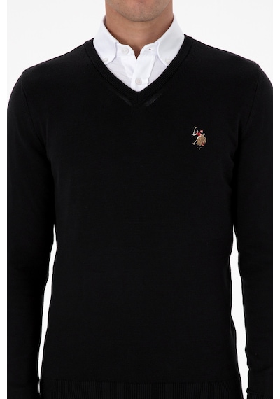 U.S. Polo Assn. Erkek Siyah Basic Kazak 50307778-VR046