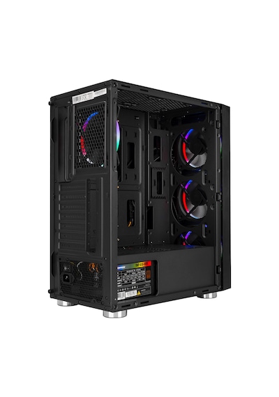 RAMPAGE 650W 80+ CARISMA MESH GAMING MID-TOWER PC KASASI