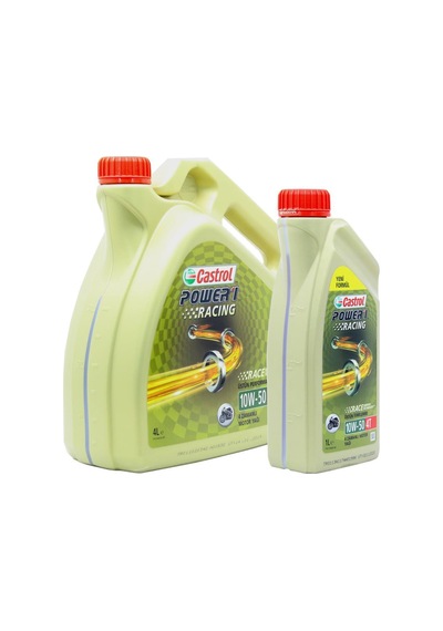 Castrol PoWer 1 Racing 10W-50 4t 1 L Motosiklet Yağı (6 Adet)