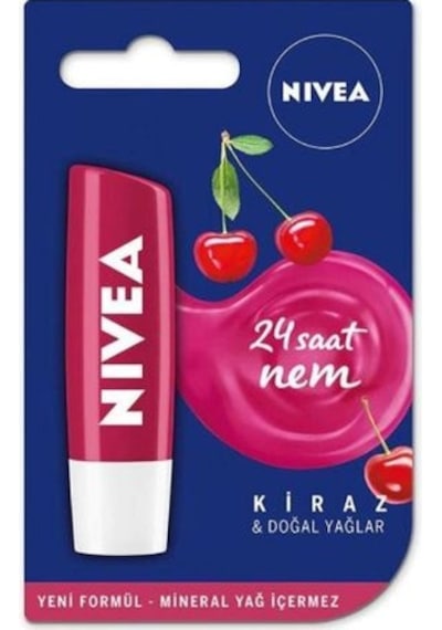 Nivea Lip Stick Kiraz 24 Saat Nemlendiren Dudak Kremi