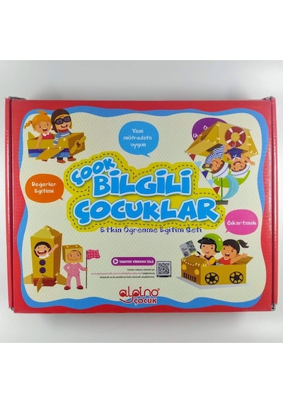Alpino Çocuk Çook Bilgili Çocuklar Okul Öncesi Eğitim Seti
