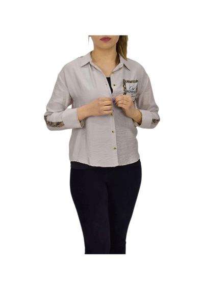 Kadın Kol Omuz Işlemeli Gömlek B6395 Bgl-st02545 001